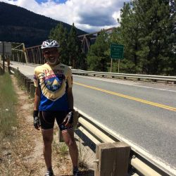 Selkirk - Kootenay Mountains Cyclist