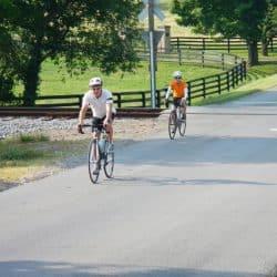 two bikers on a road