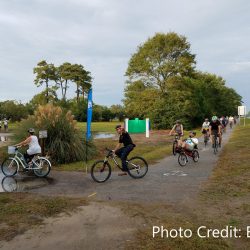 Bikers on Kings Highway Trail in Myrtle Beach