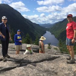 View of Lower Ausable Lake from Indian Head Viewpoint