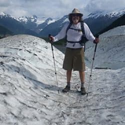 hiker in alaska