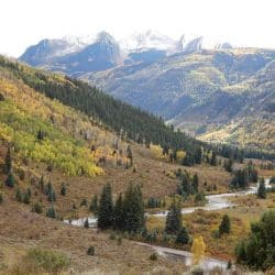 mountain road in Aspen