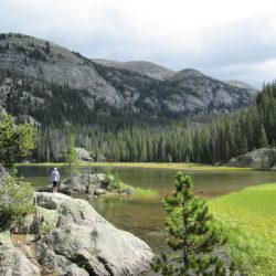 Lone Pine Lake in Rocky Mountain National Park