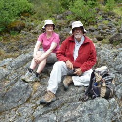 Hikers at Crater Lake National Park
