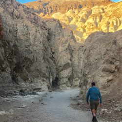 Walking the canyons of Death Valley