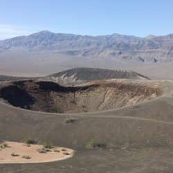 death valley crater