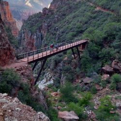 canyon with a bridge