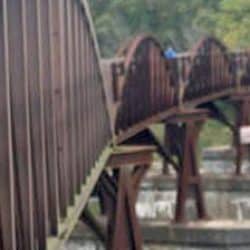 bridge over the great allegheny passage