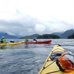 Glacier kayaking in Alaska