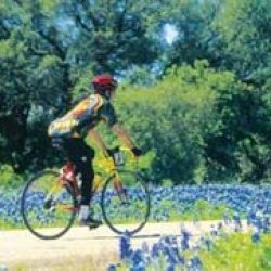 Cycling through bluebonnet country in Texas