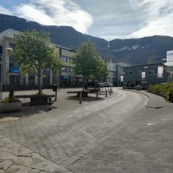 Isafjorthur town in Iceland