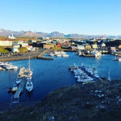 Stykkisholmur Harbor in Iceland