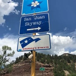 San Juan Skyway sign