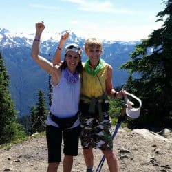 hikers at olympic national park