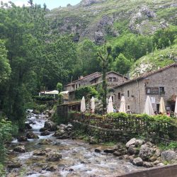 A small restaurant in the mountain village of Bulnes in el Parque Nacional de Los Picos de Europa.