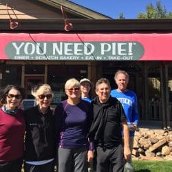 Hiking tour group photo