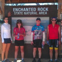 Taking a break at Enchanted Rock State Recreation Area